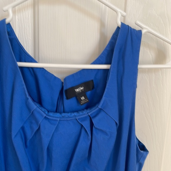 Mossimo XL 16 blue shift dress! EUC - Picture 2 of 3